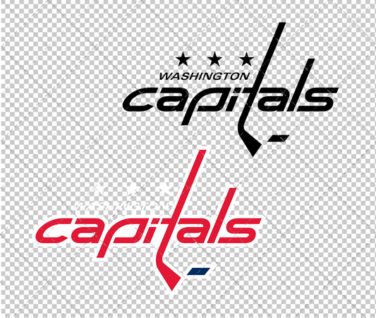 Washington Capitals Jersey 2007, Svg, Dxf, Eps, Png - SvgShopArt