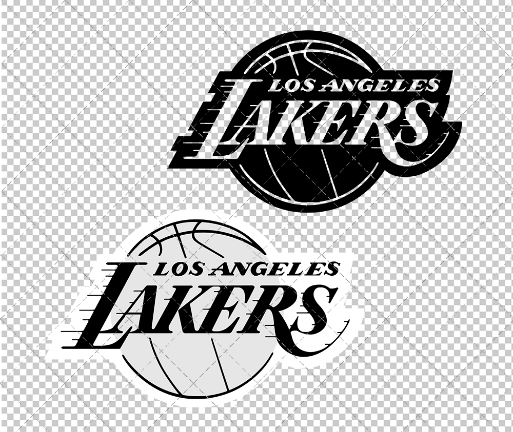 Los Angeles Lakers Concept 2001 004, Svg, Dxf, Eps, Png - SvgShopArt