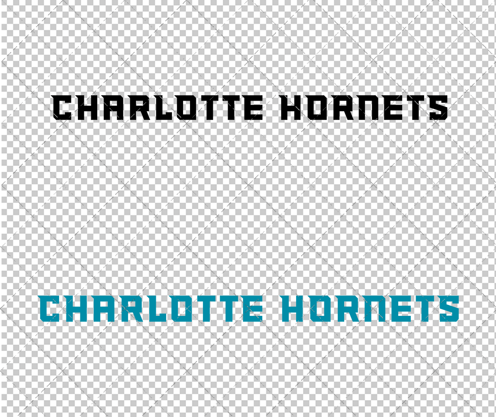 Charlotte Hornets Wordmark 2014 004, Svg, Dxf, Eps, Png - SvgShopArt