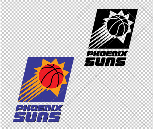 Phoenix Suns 1992, Svg, Dxf, Eps, Png - SvgShopArt