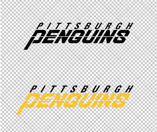 Pittsburgh Penguins Wordmark 1992, Svg, Dxf, Eps, Png - SvgShopArt