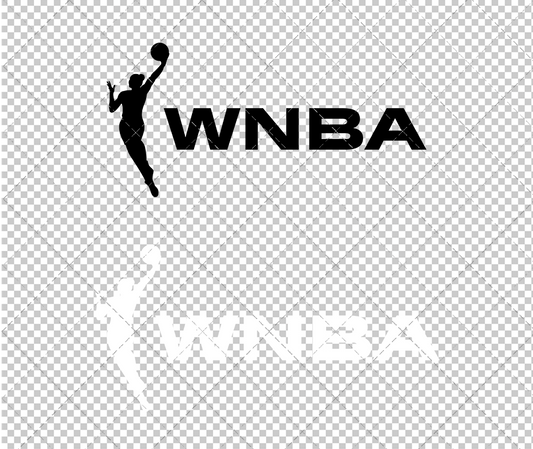 WNBA Logo Secondary 2019, Svg, Dxf, Eps, Png - SvgShopArt