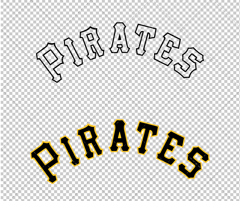 Pittsburgh Pirates Jersey 1948, Svg, Dxf, Eps, Png - SvgShopArt