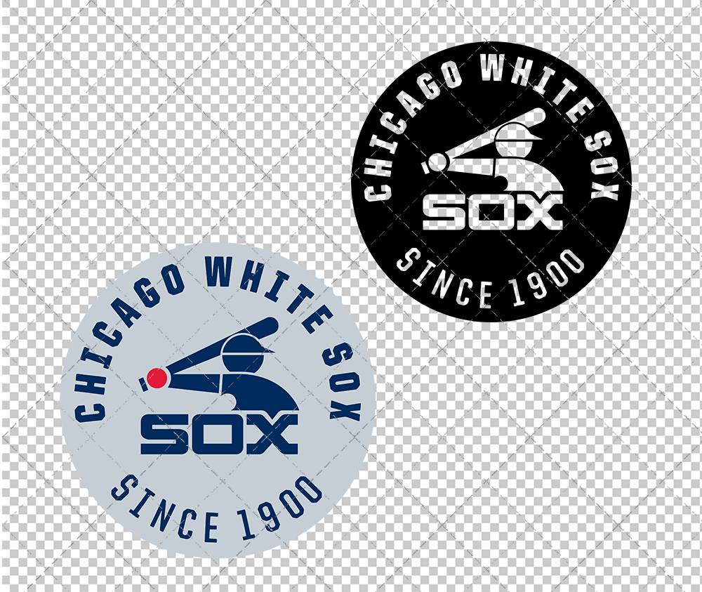 Chicago White Sox Circle 1982, Svg, Dxf, Eps, Png - SvgShopArt