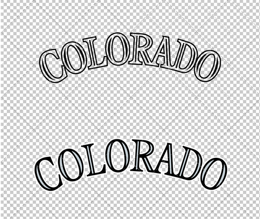 Colorado Rockies Jersey 2017 002, Svg, Dxf, Eps, Png - SvgShopArt