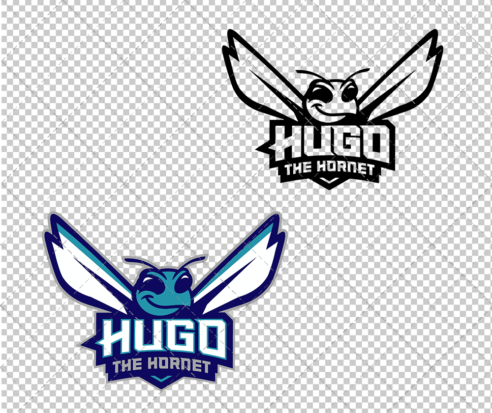 Charlotte Hornets Mascot Hugo 2014, Svg, Dxf, Eps, Png - SvgShopArt