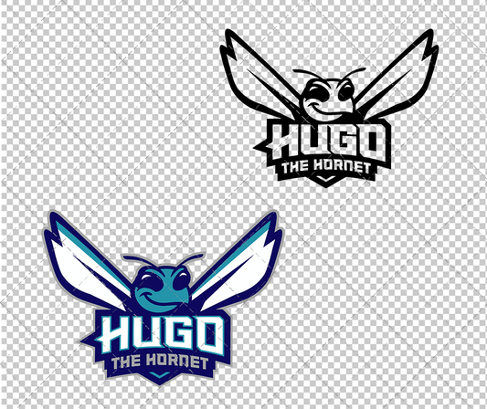 Charlotte Hornets Mascot Hugo 2014, Svg, Dxf, Eps, Png - SvgShopArt