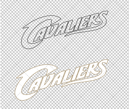 Cleveland Cavaliers Jersey 2003 004, Svg, Dxf, Eps, Png - SvgShopArt