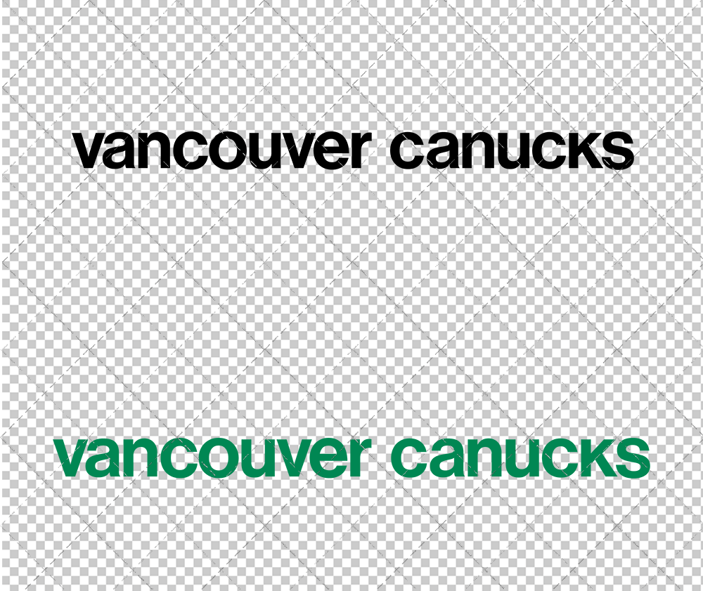 Vancouver Canucks Wordmark 1970 005, Svg, Dxf, Eps, Png - SvgShopArt