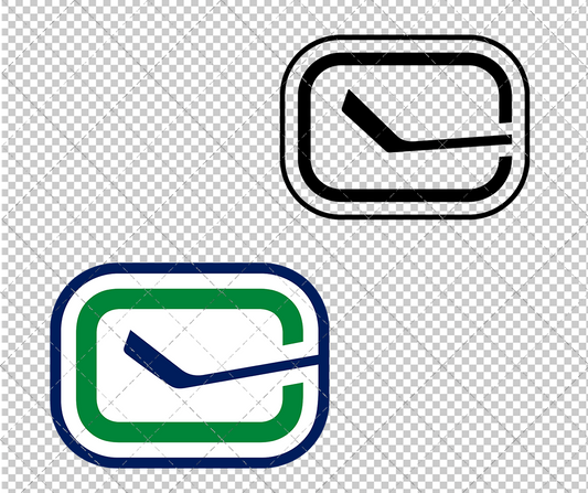 Vancouver Canucks Alternate 2019 002, Svg, Dxf, Eps, Png - SvgShopArt