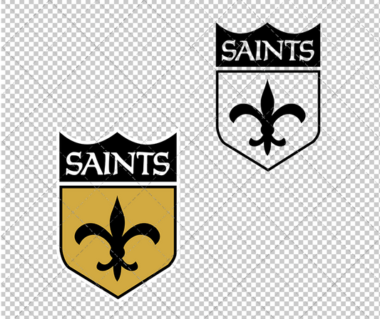 New Orleans Saints Alternate 1967, Svg, Dxf, Eps, Png - SvgShopArt