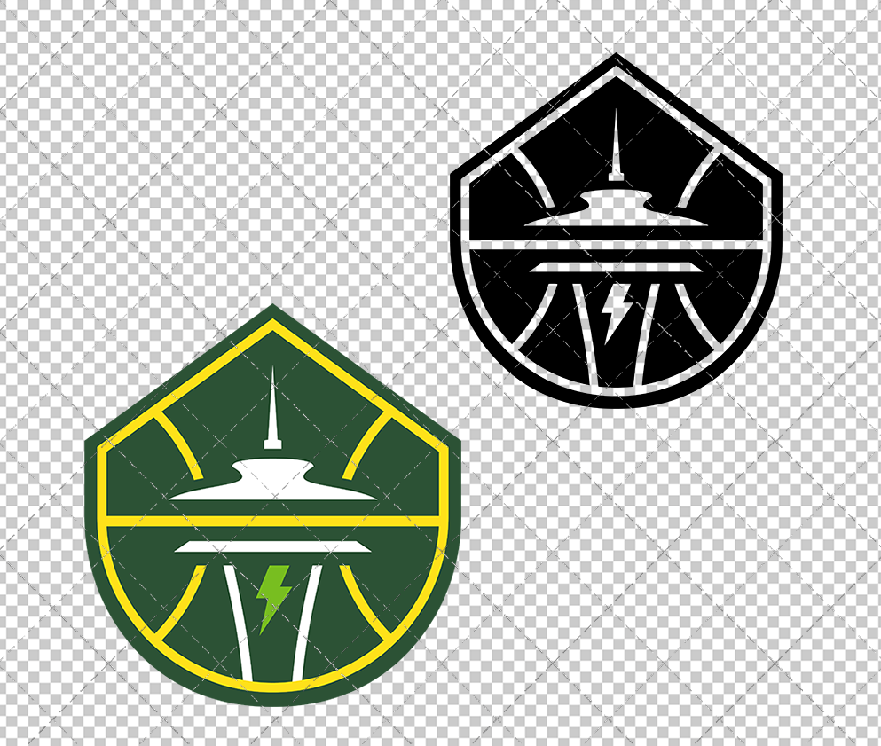 Seattle Storm Alternate 2021, Svg, Dxf, Eps, Png - SvgShopArt