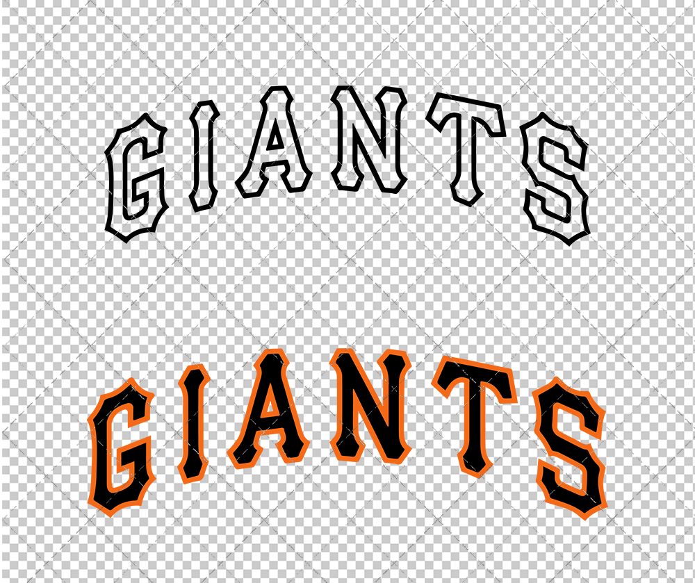 San Francisco Giants Jersey 1958 002, Svg, Dxf, Eps, Png - SvgShopArt