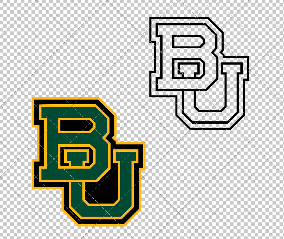 Baylor Bears Alternate 2005 004, Svg, Dxf, Eps, Png - SvgShopArt