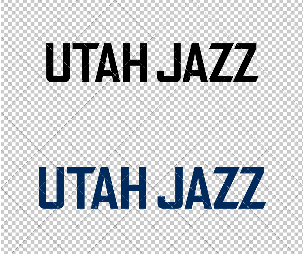 Utah Jazz Wordmark 2016, Svg, Dxf, Eps, Png - SvgShopArt