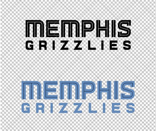 Memphis Grizzlies Wordmark 2018 002, Svg, Dxf, Eps, Png - SvgShopArt