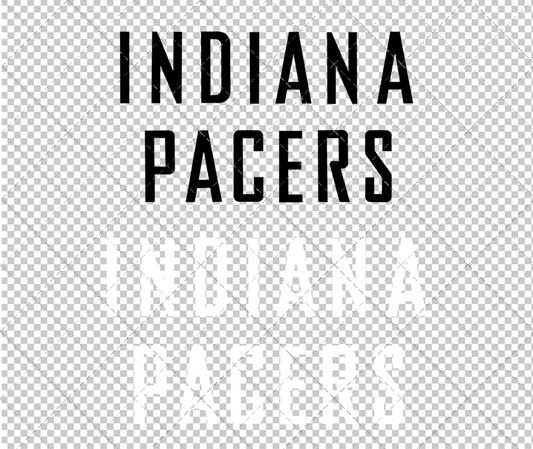 Indiana Pacers Wordmark 2005 003, Svg, Dxf, Eps, Png - SvgShopArt