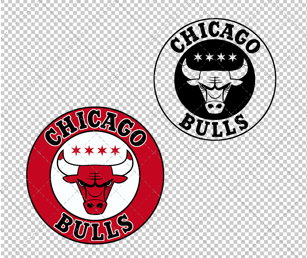 Chicago Bulls Circle 2017, Svg, Dxf, Eps, Png - SvgShopArt