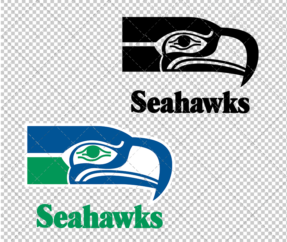 Seattle Seahawks Alternate 1976 002, Svg, Dxf, Eps, Png - SvgShopArt