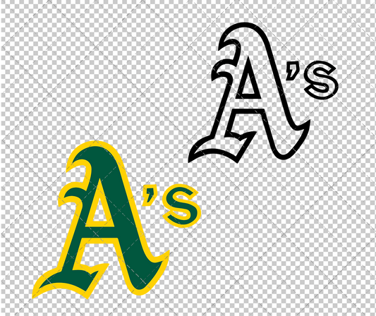 Oakland Athletics Jersey 1981, Svg, Dxf, Eps, Png - SvgShopArt