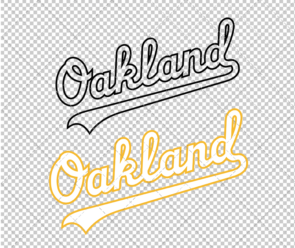 Oakland Athletics Jersey 2018, Svg, Dxf, Eps, Png - SvgShopArt