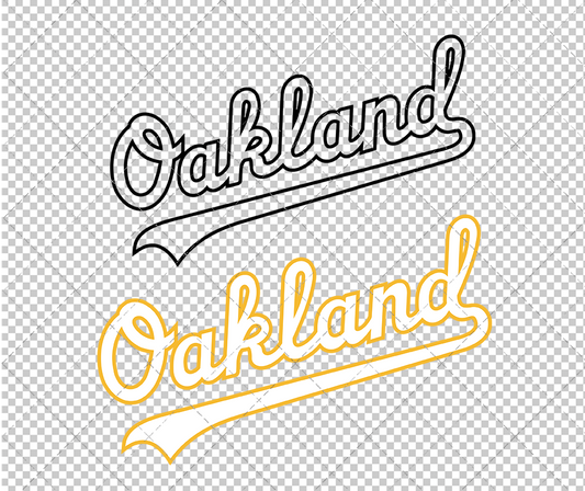 Oakland Athletics Jersey 2018, Svg, Dxf, Eps, Png - SvgShopArt