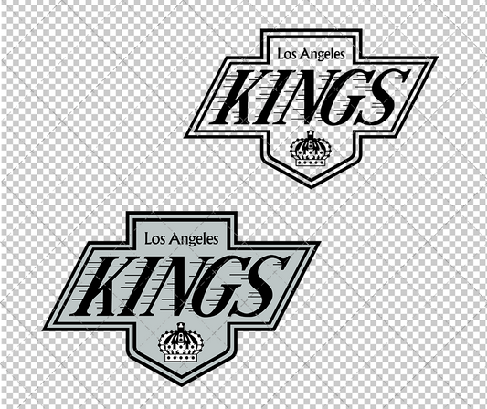 Los Angeles Kings Secondary 1988, Svg, Dxf, Eps, Png - SvgShopArt