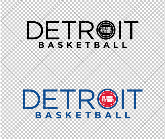 Detroit Pistons Wordmark 2017 003, Svg, Dxf, Eps, Png - SvgShopArt