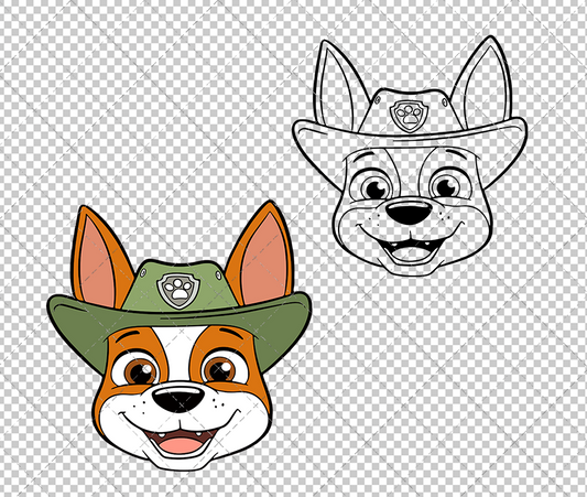 Tracker - Paw Patrol, Svg, Dxf, Eps, Png - SvgShopArt