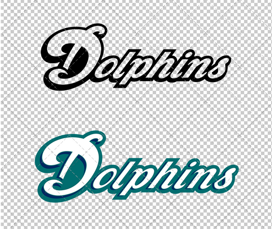 Miami Dolphins Wordmark 1997 002, Svg, Dxf, Eps, Png - SvgShopArt