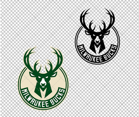 Milwaukee Bucks 2015, Svg, Dxf, Eps, Png - SvgShopArt