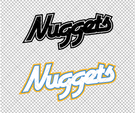 Denver Nuggets Wordmark 2005 002, Svg, Dxf, Eps, Png - SvgShopArt