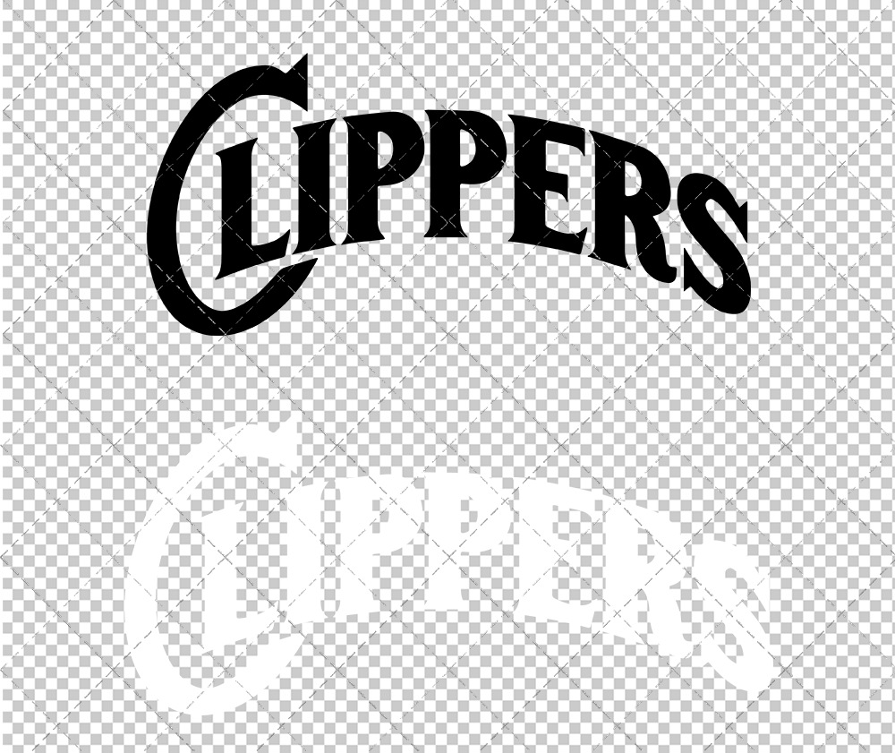 Los Angeles Clippers Jersey 1984 002, Svg, Dxf, Eps, Png - SvgShopArt