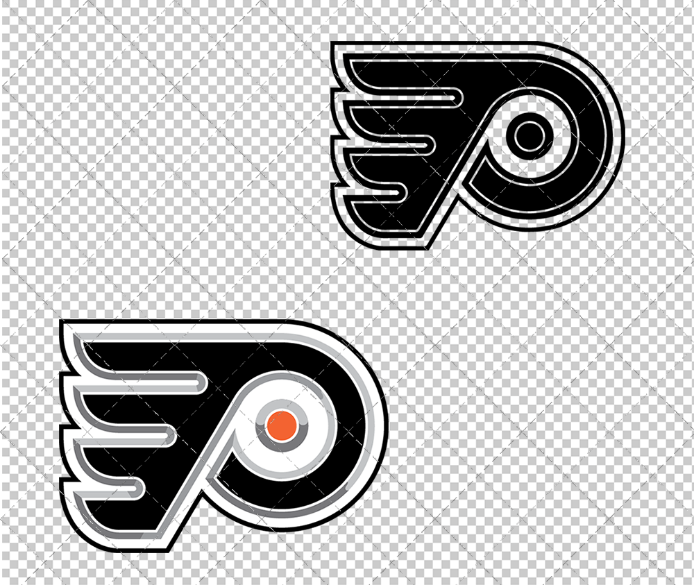 Philadelphia Flyers Alternate Jersey 2002, Svg, Dxf, Eps, Png - SvgShopArt