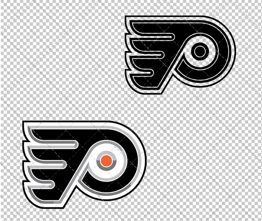 Philadelphia Flyers Alternate Jersey 2002, Svg, Dxf, Eps, Png - SvgShopArt