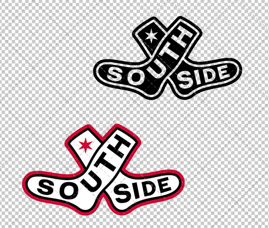 Chicago White Sox City Connect Alternate 2025 002, Svg, Dxf, Eps, Png - SvgShopArt