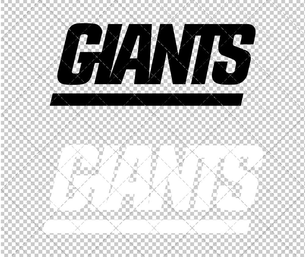 New York Giants Secondary 1976, Svg, Dxf, Eps, Png - SvgShopArt