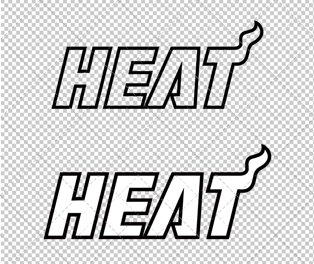 Miami Heat Jersey 2012 002, Svg, Dxf, Eps, Png - SvgShopArt