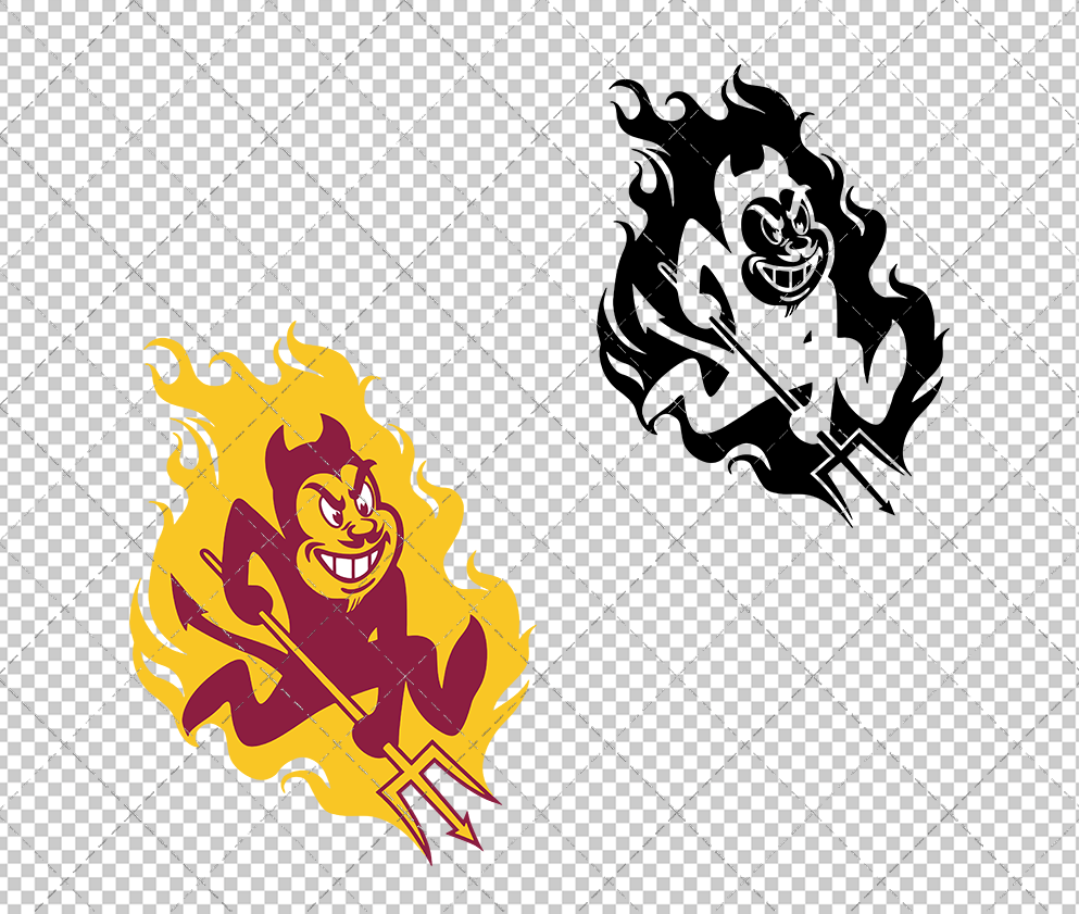 Arizona State Sun Devils Alternate 2011 004, Svg, Dxf, Eps, Png - SvgShopArt