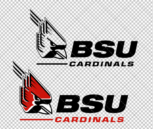 Ball State Cardinals Alternate 1990 003 Svg, Dxf, Eps, Png - SvgShopArt