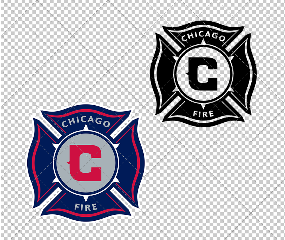 Chicago Fire 1998, Svg, Dxf, Eps, Png - SvgShopArt