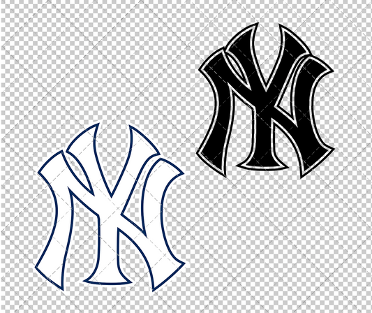 New York Yankees Concept 1968 005, Svg, Dxf, Eps, Png - SvgShopArt