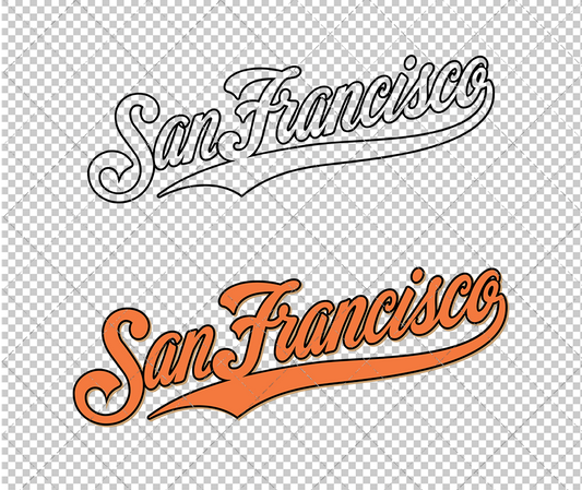 San Francisco Giants Wordmark 2000 002, Svg, Dxf, Eps, Png - SvgShopArt