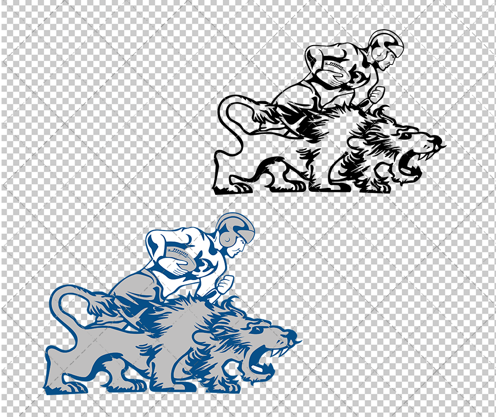 Detroit Lions Concept 1941, Svg, Dxf, Eps, Png - SvgShopArt