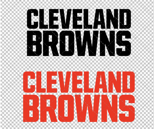 Cleveland Browns Wordmark 2015, Svg, Dxf, Eps, Png - SvgShopArt