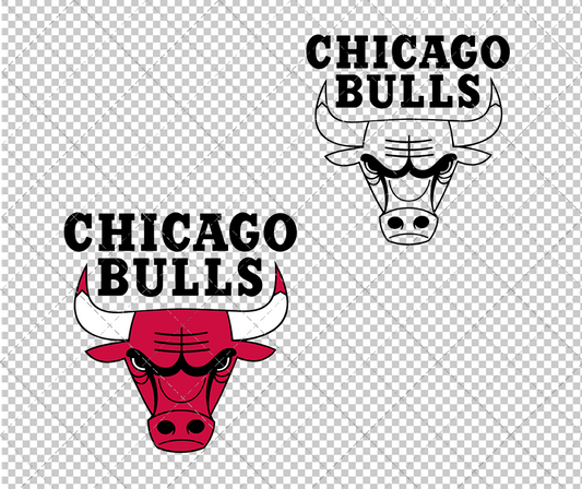Chicago Bulls 1972, Svg, Dxf, Eps, Png - SvgShopArt