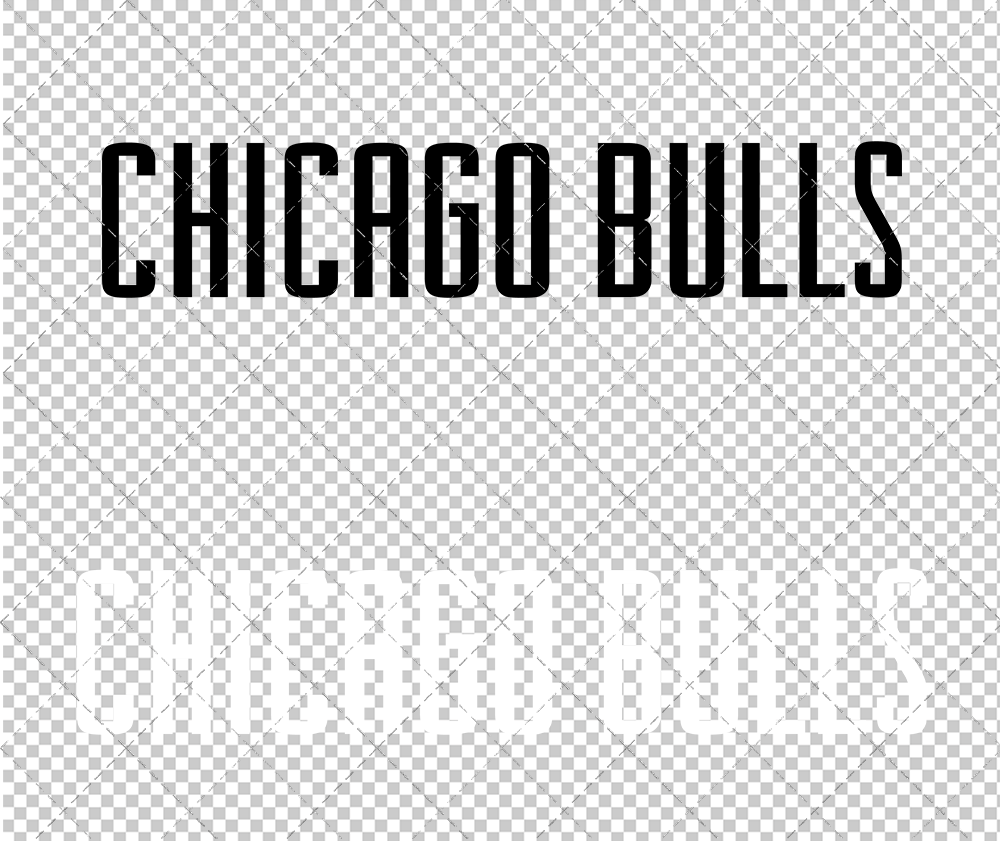 Chicago Bulls Wordmark Concept 1972 002, Svg, Dxf, Eps, Png - SvgShopArt