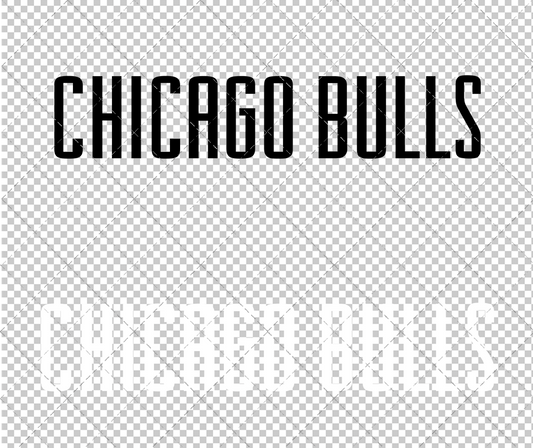 Chicago Bulls Wordmark Concept 1972 002, Svg, Dxf, Eps, Png - SvgShopArt