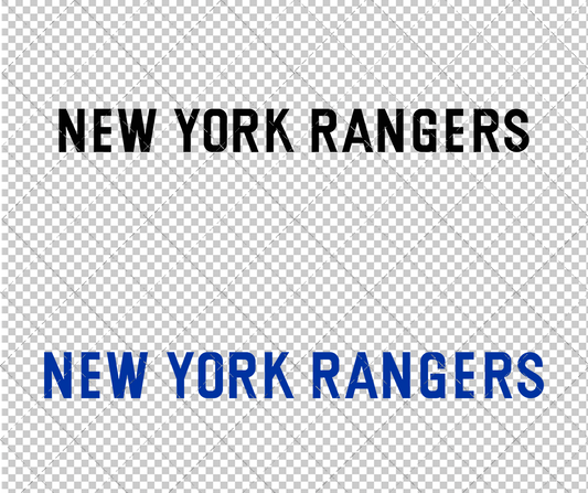 New York Rangers Wordmark Concept 1999, Svg, Dxf, Eps, Png - SvgShopArt