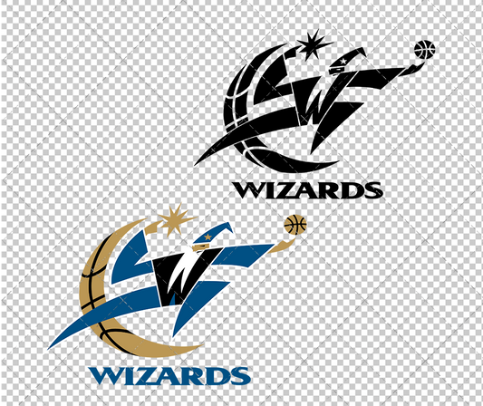 Washington Wizards 2007, Svg, Dxf, Eps, Png - SvgShopArt